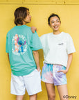 スティッチサークルプリントTシャツ
