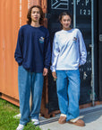 アロハハワイサークル刺繍ロングTシャツ - KNVY