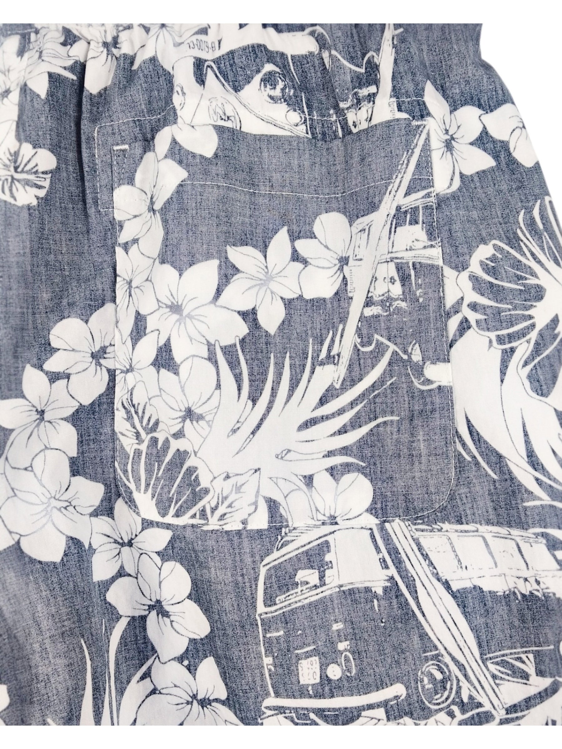 綿アロハショーツ - NVY