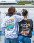 バスサガラ刺繍ロングTシャツ - SIL