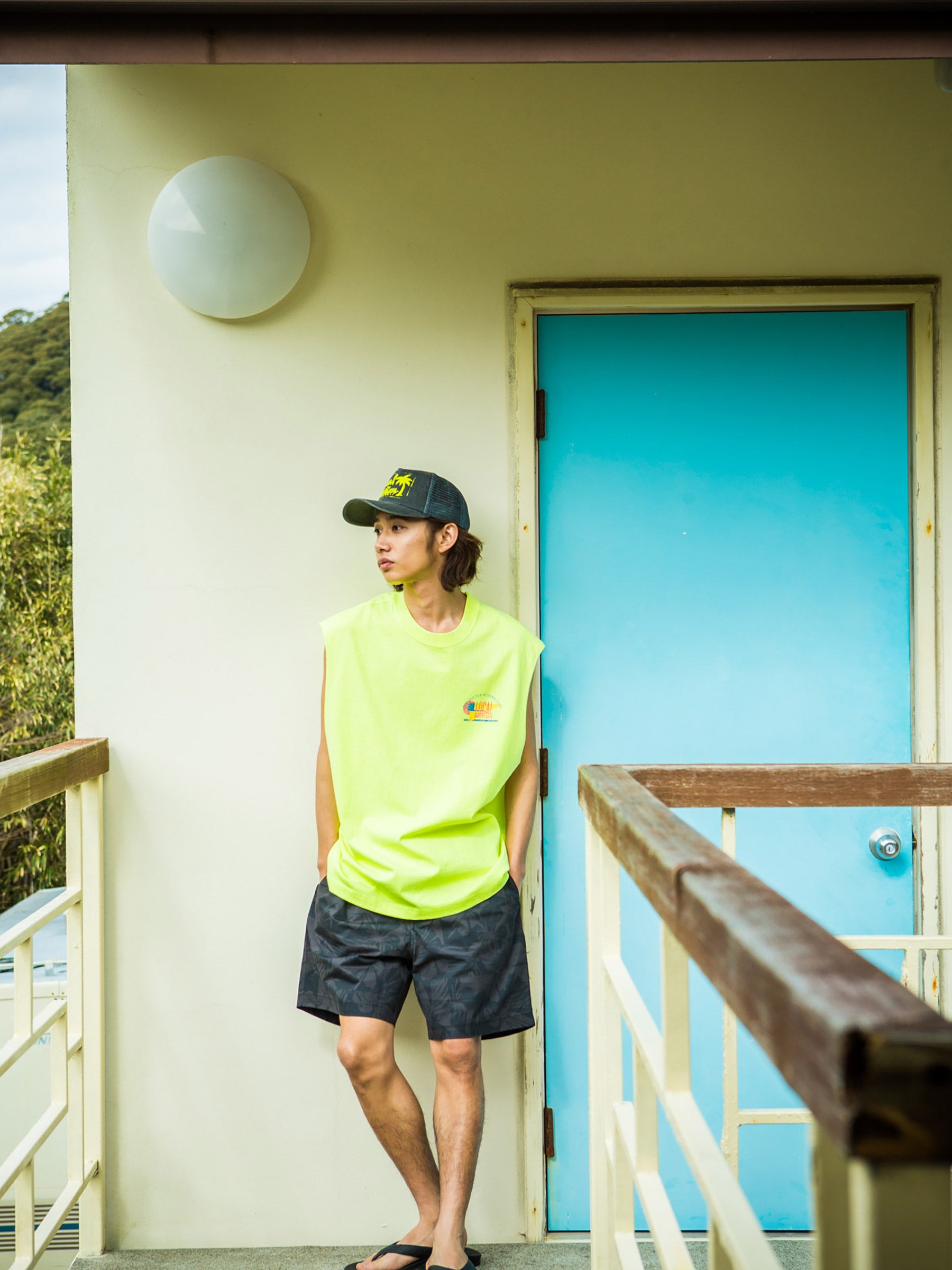 ハワイ柄 ペアテックスショーツ