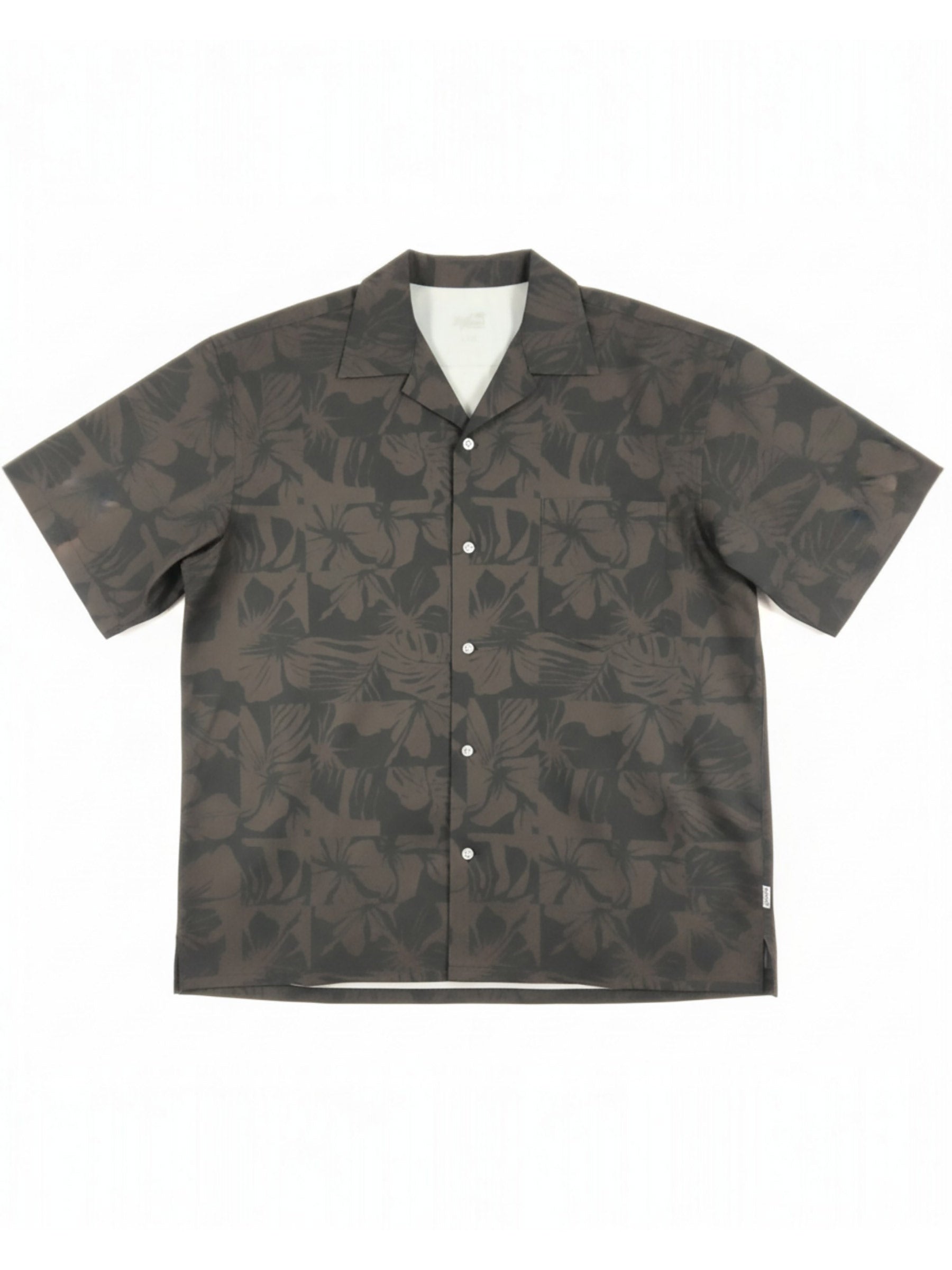 ハワイ柄 ペアテックス半袖シャツ