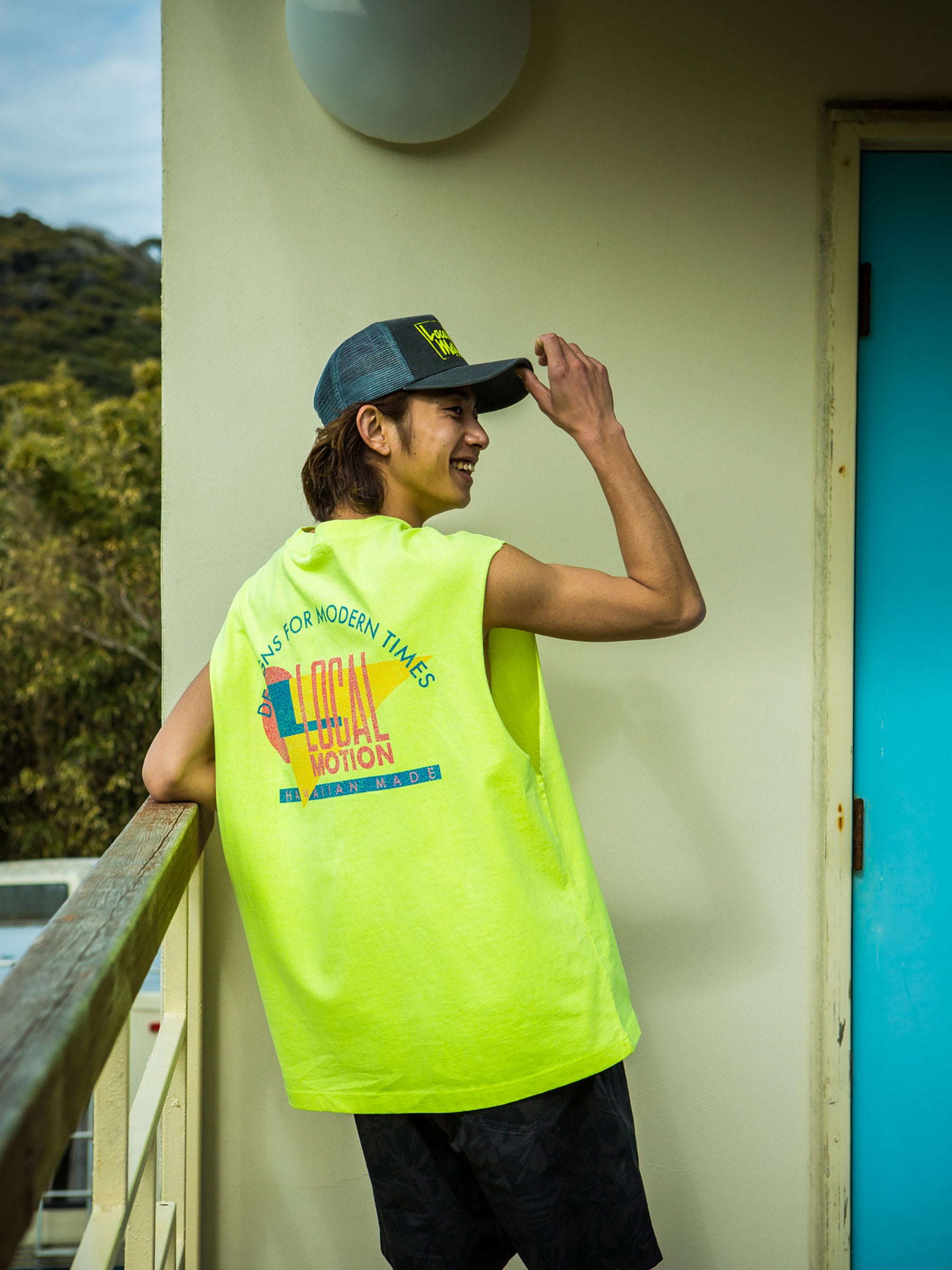 ハワイ柄 ペアテックスショーツ