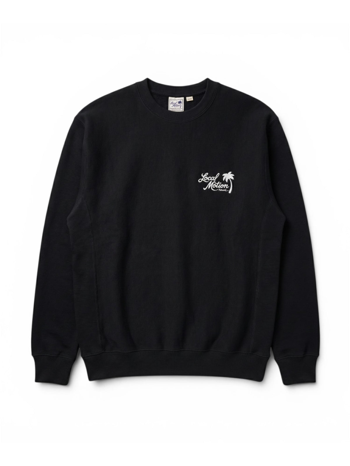 スティッチ刺繍スウェット - BLK