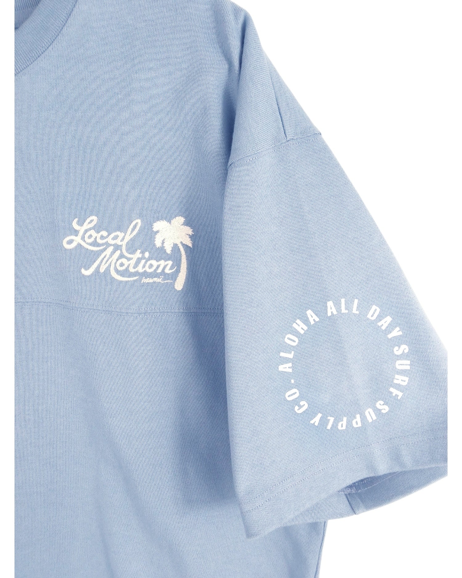 ヘビーオンスフットボールTシャツ - SBLU
