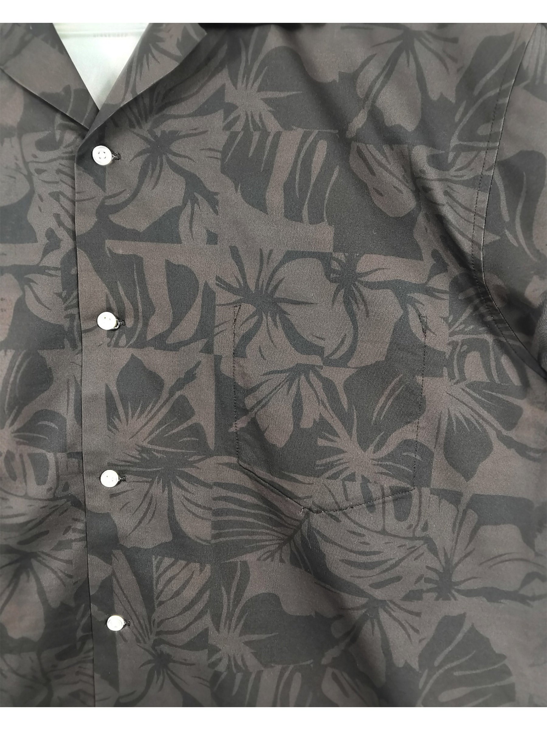 ハワイ柄 ペアテックス半袖シャツ