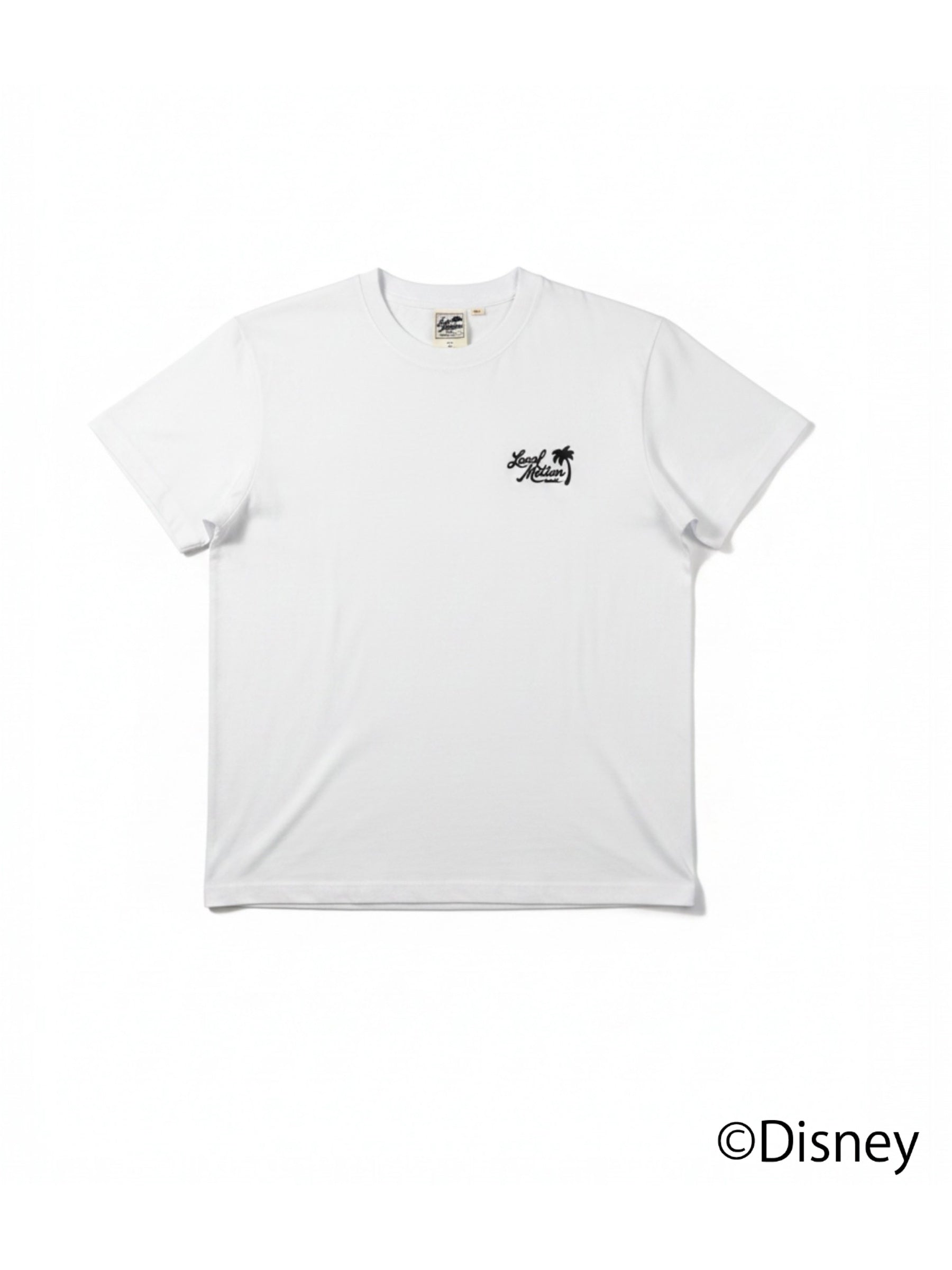 スティッチサガラ刺繍Tシャツ - WHT