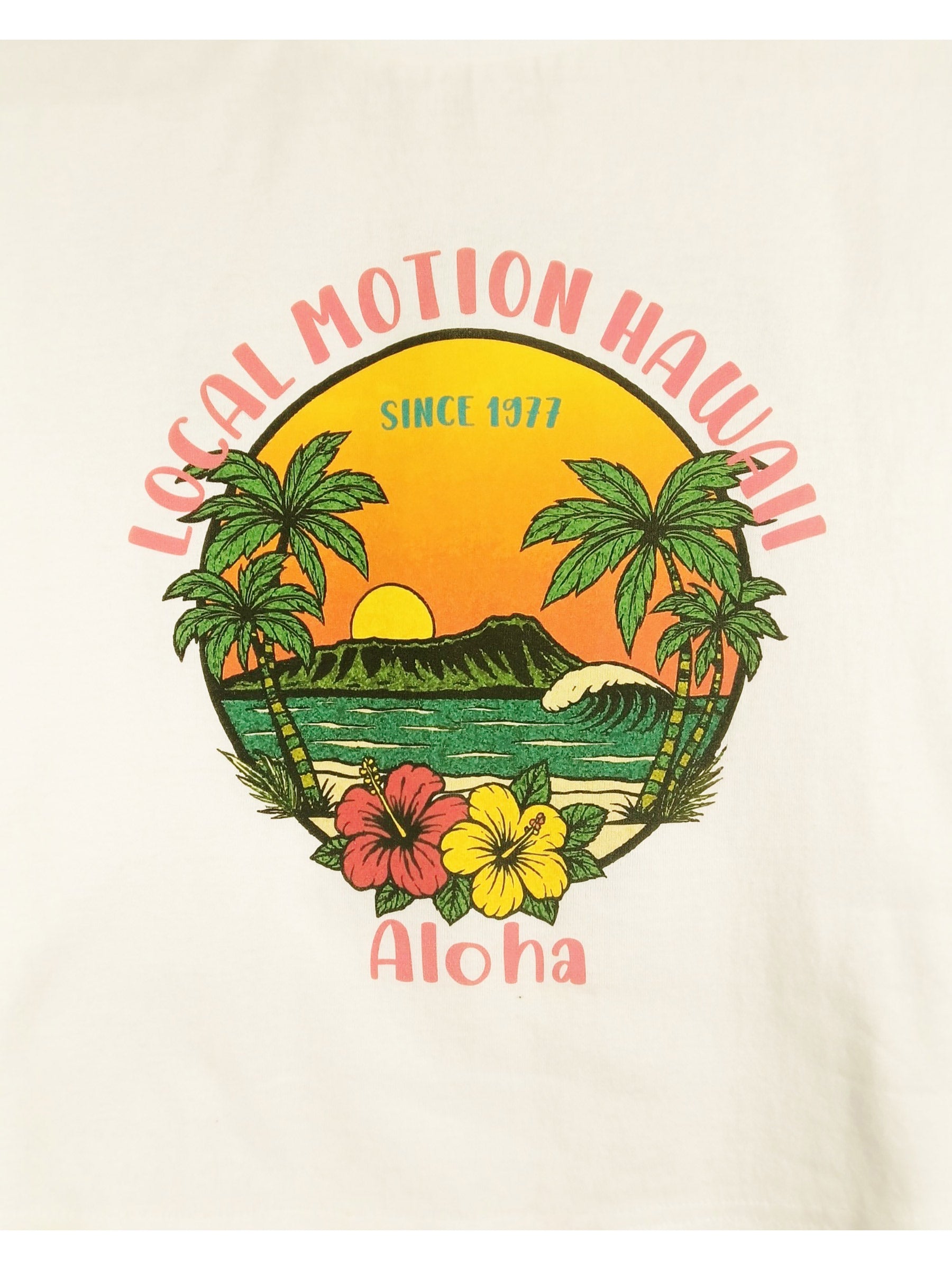 ダイアモンドヘッドプリントTシャツ - WHT – ローカルモーション公式
