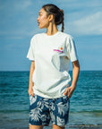 ハワイアン航空　ラインパターンＴシャツ