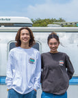 バスサガラ刺繍ロングTシャツ - SIL