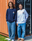 アロハハワイサークル刺繍ロングTシャツ - KNVY
