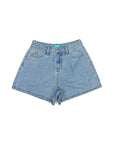 FLARE DENIM SHORTS