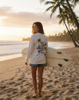 チェーン刺繍ロングTシャツ - VWHT