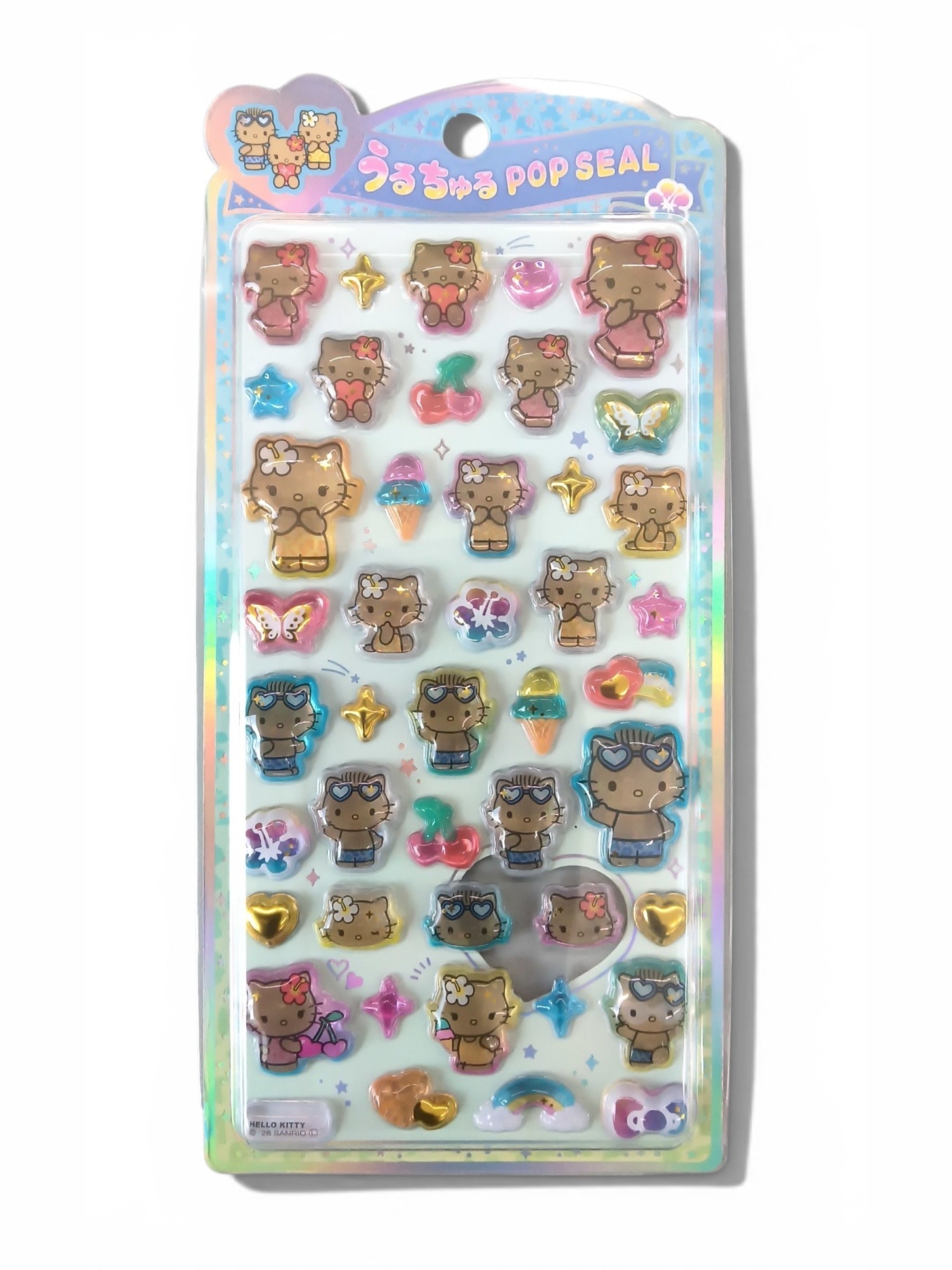 ウルチュルポップシール KITTY BL