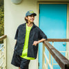 ハワイ柄 ペアテックス半袖シャツ