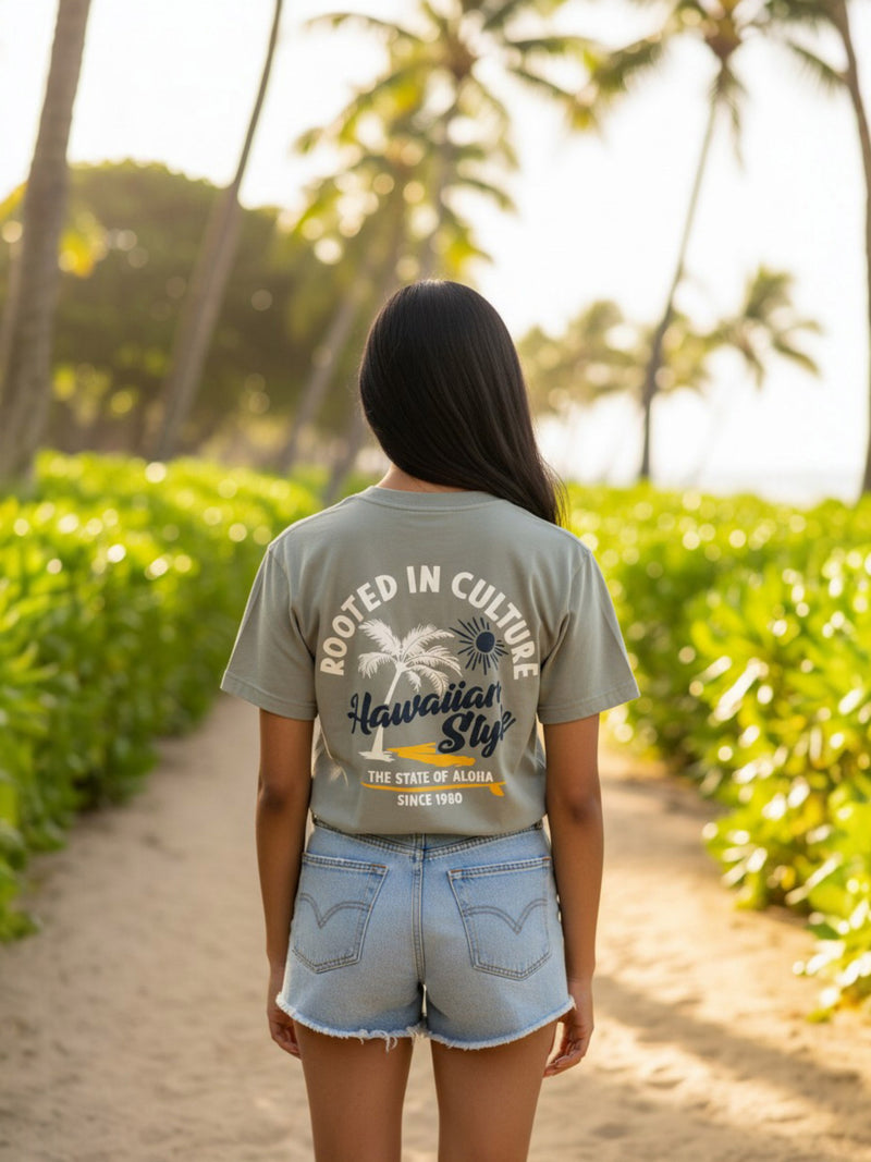 アーチロゴ刺繍Tシャツ