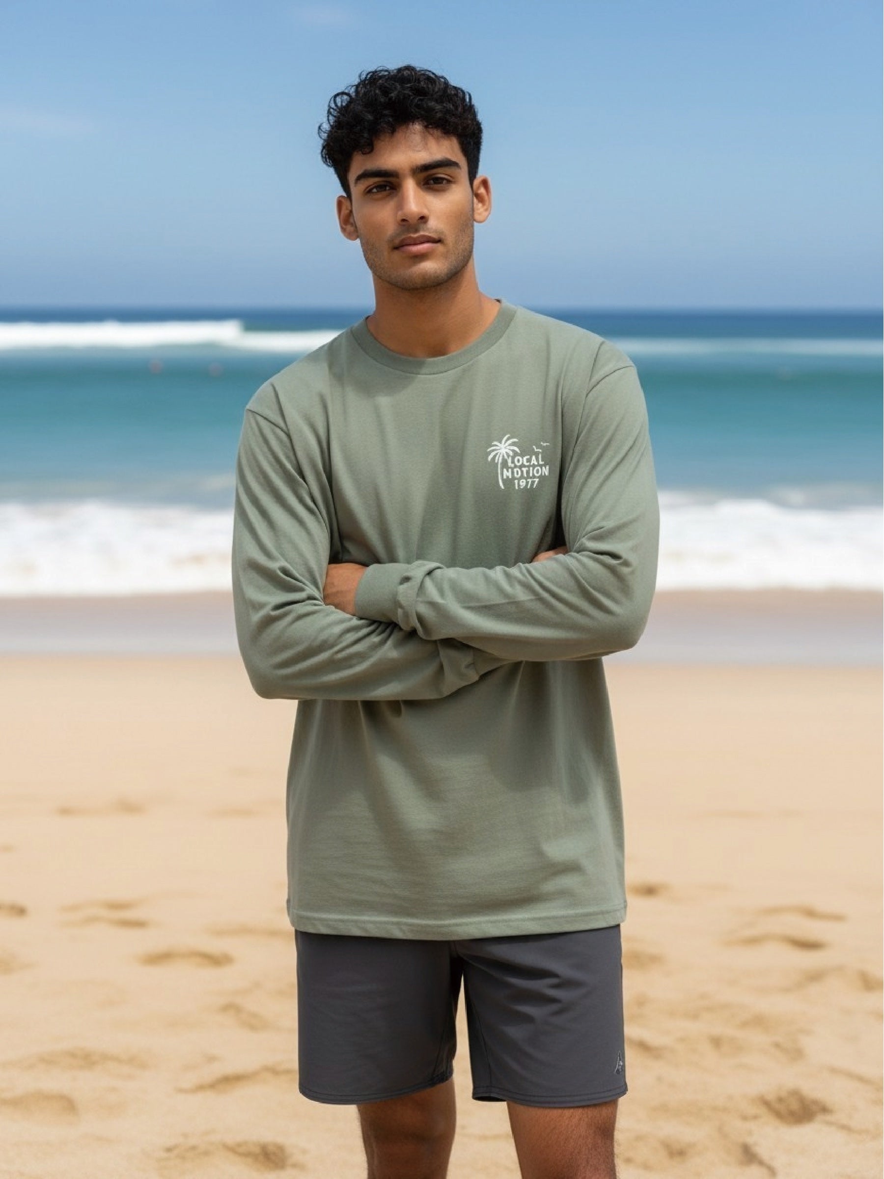 チェーン刺繍ロングTシャツ - PKHA