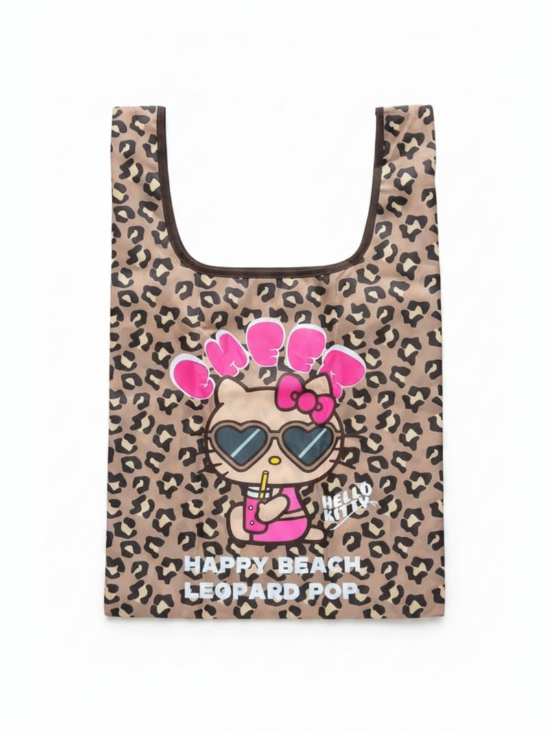 KITTY エコバッグ 日焼けLEOPARD - BR