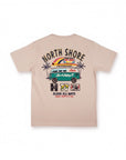 バス柄切リ貼リワッペンTシャツ