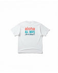 アロハオールウェイズステッチTシャツ - WHT