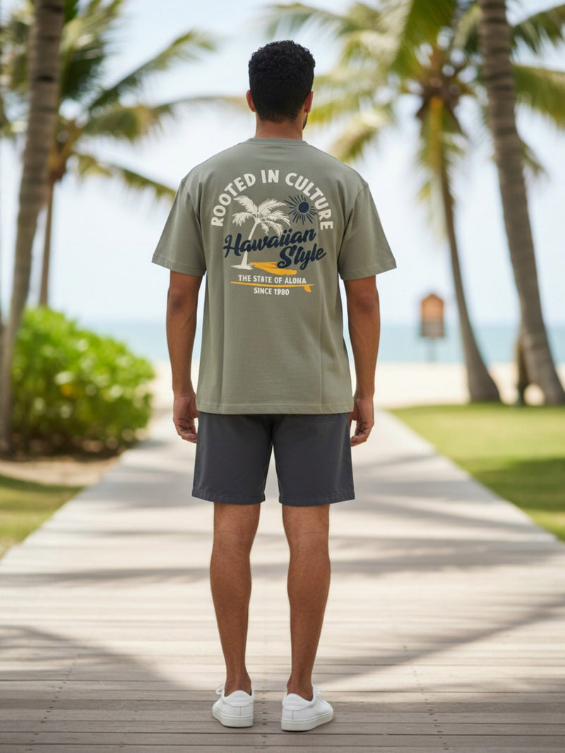 アーチロゴ刺繍Tシャツ