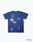 ミッキー ワッペン刺繍Tシャツ