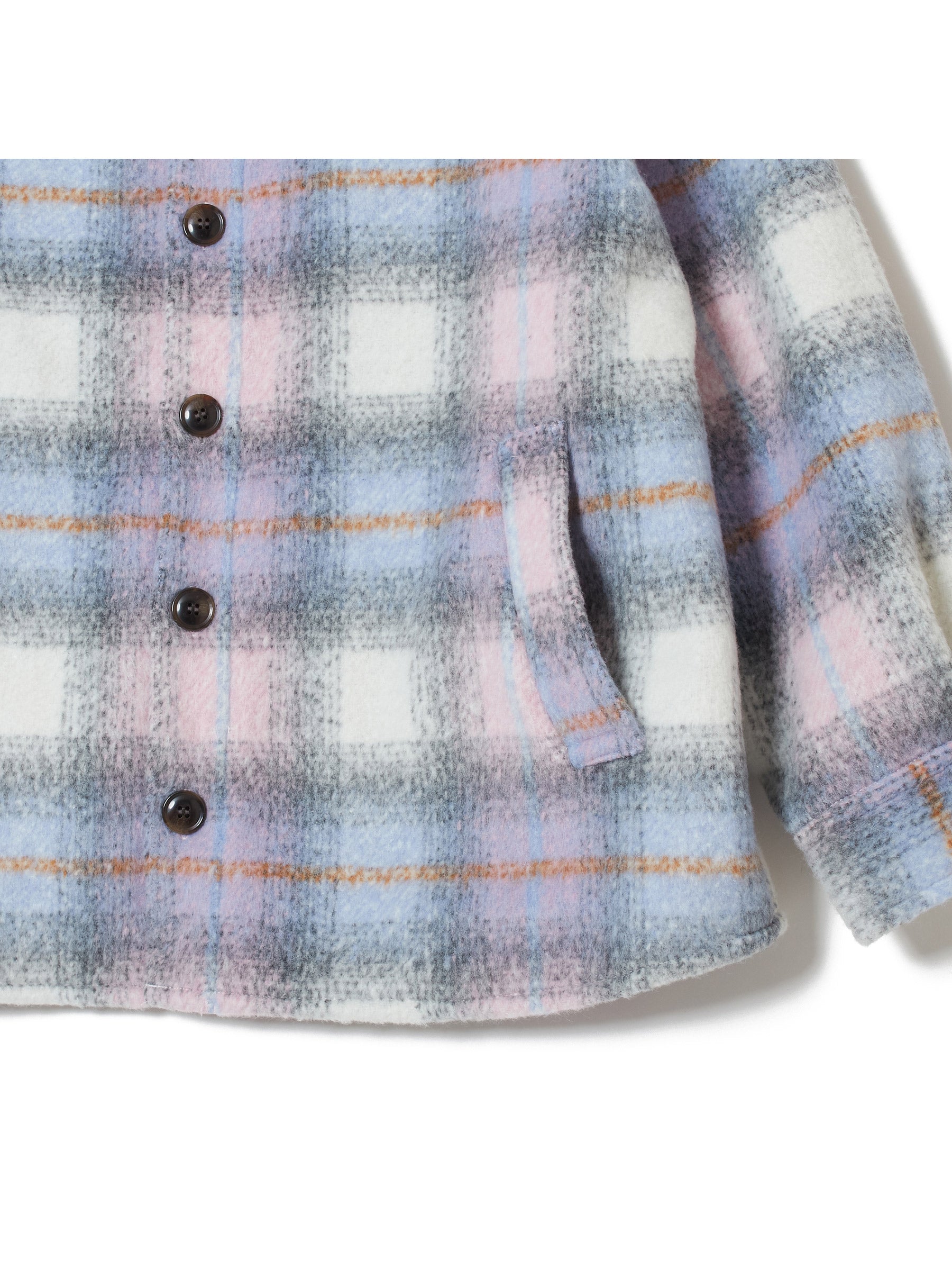 【BFセット割対象】チェックシャツジャケット