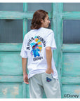 スティッチサガラ刺繍Tシャツ - WHT