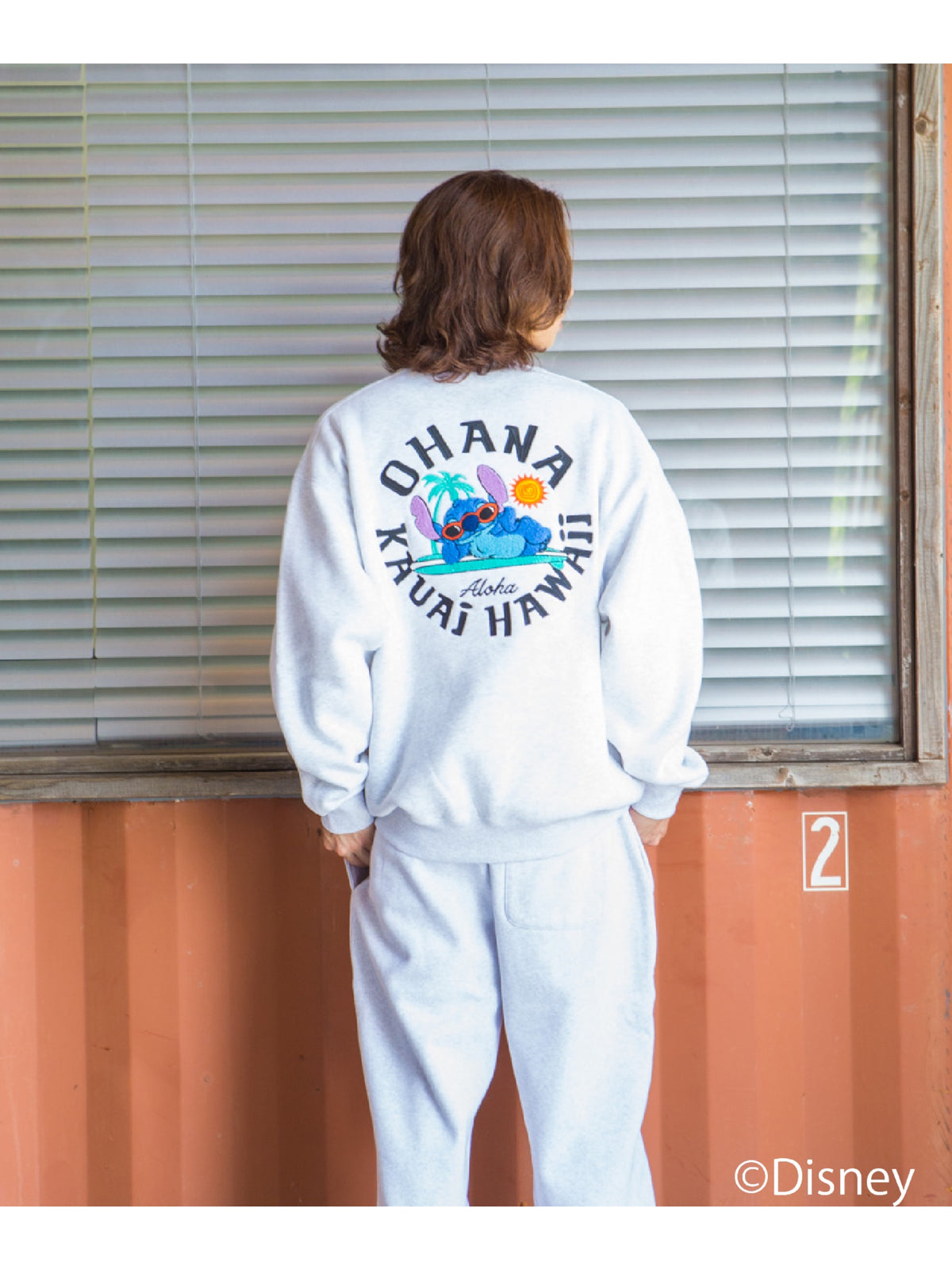 スティッチ刺繍スウェット - SIL