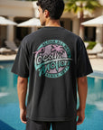 パウダーブリーチTシャツ - BLK