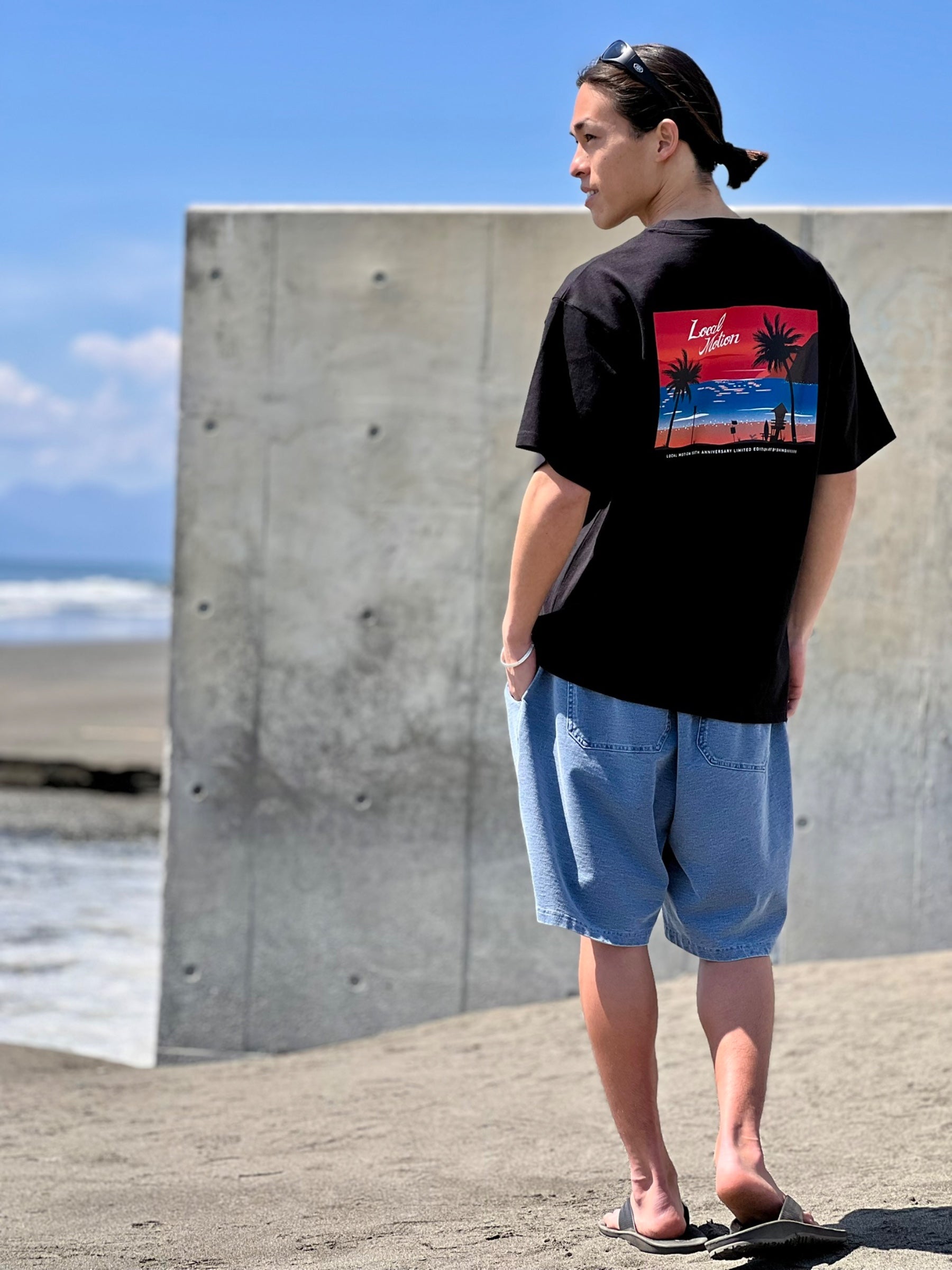 アニバーサリーサンセットTシャツ - BLK
