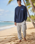 ニューオーバル 長袖Tシャツ -  NVY