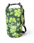 DRY BAG PUA-LOCKUP LOGO - FOREST GRN/LIME