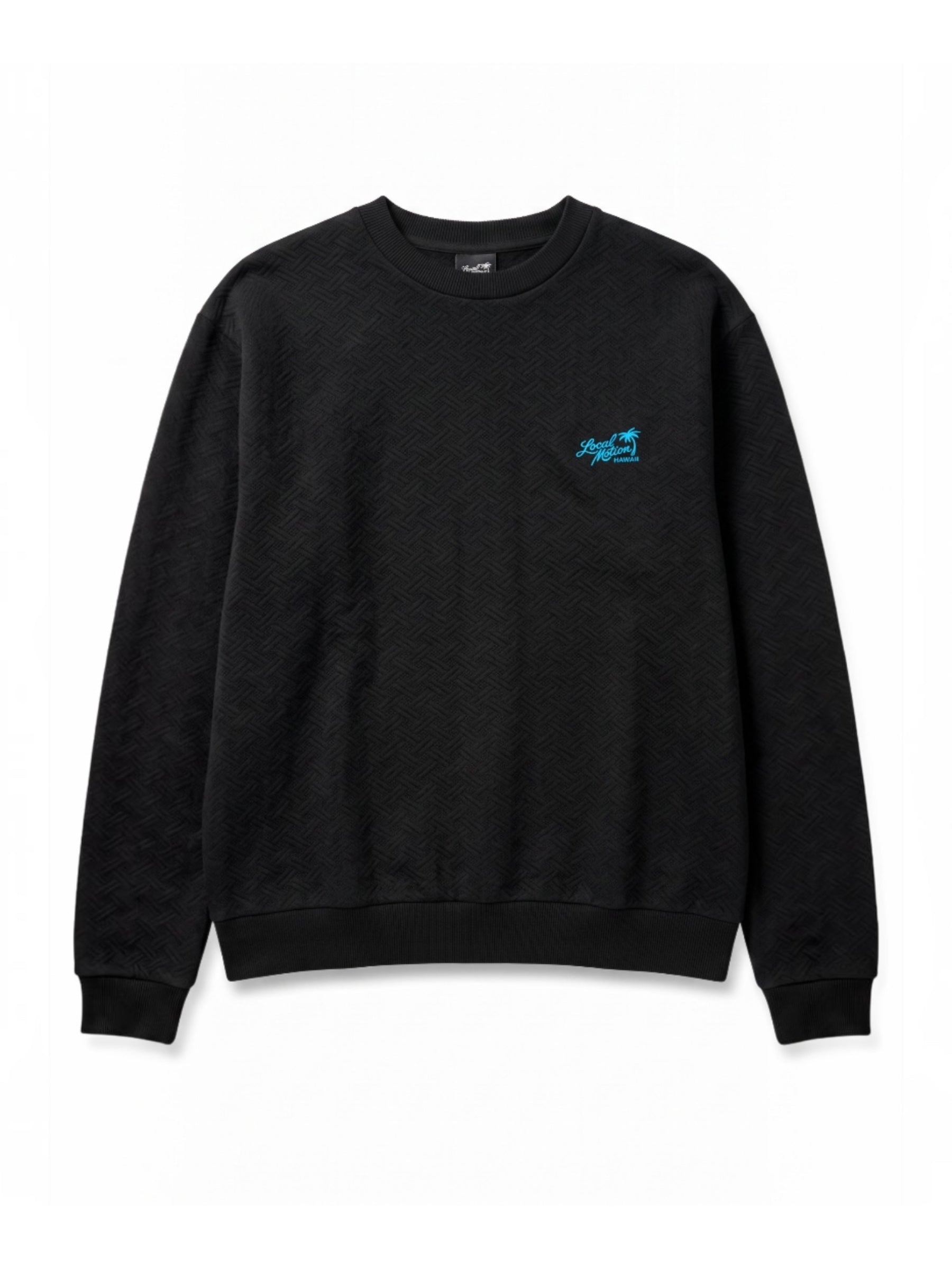 フクレジャガード長袖Tシャツ - BLK