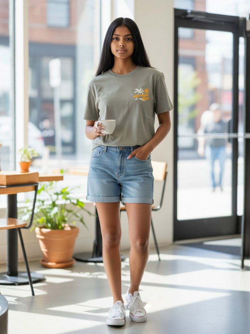 アーチロゴ刺繍Tシャツ