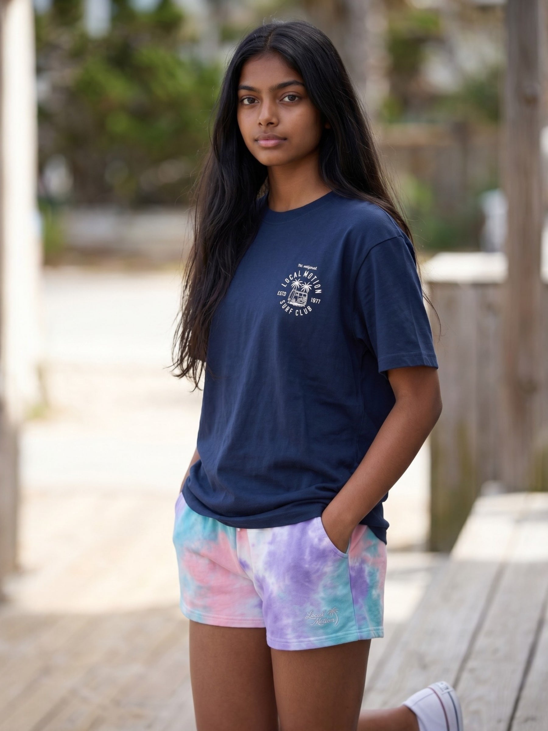 ロコモーションサーフクラブTシャツ - NVY