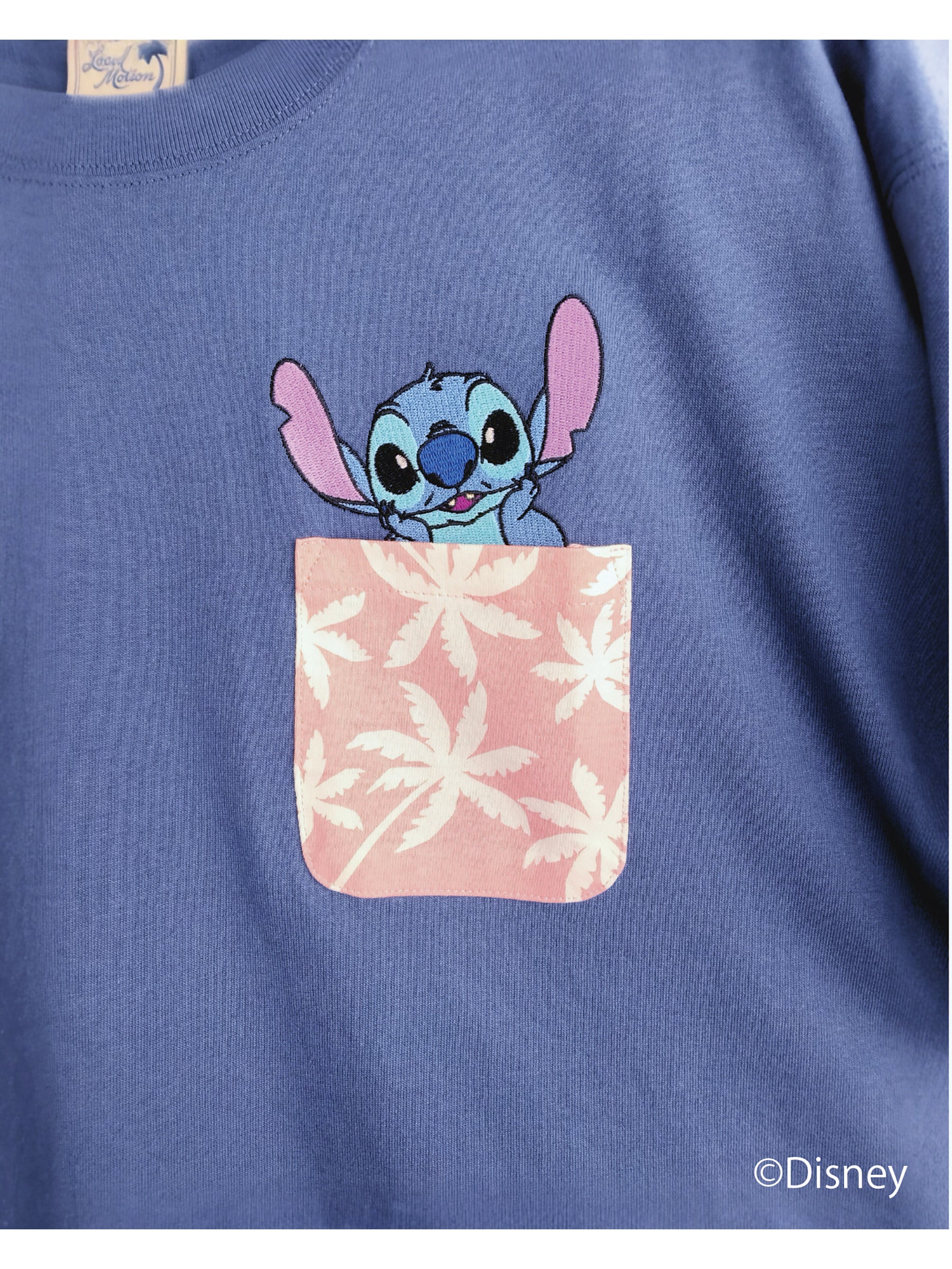 スティッチ刺繍ポケットTシャツ – ローカルモーション公式オンライン