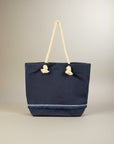 デニムサガラ刺繍トート - DENIM