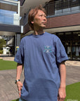 ミッキー ワッペン刺繍Tシャツ
