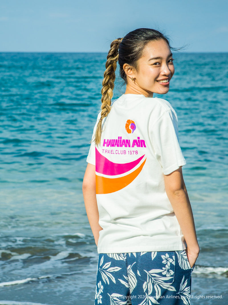 ハワイアン航空　ラインパターンＴシャツ