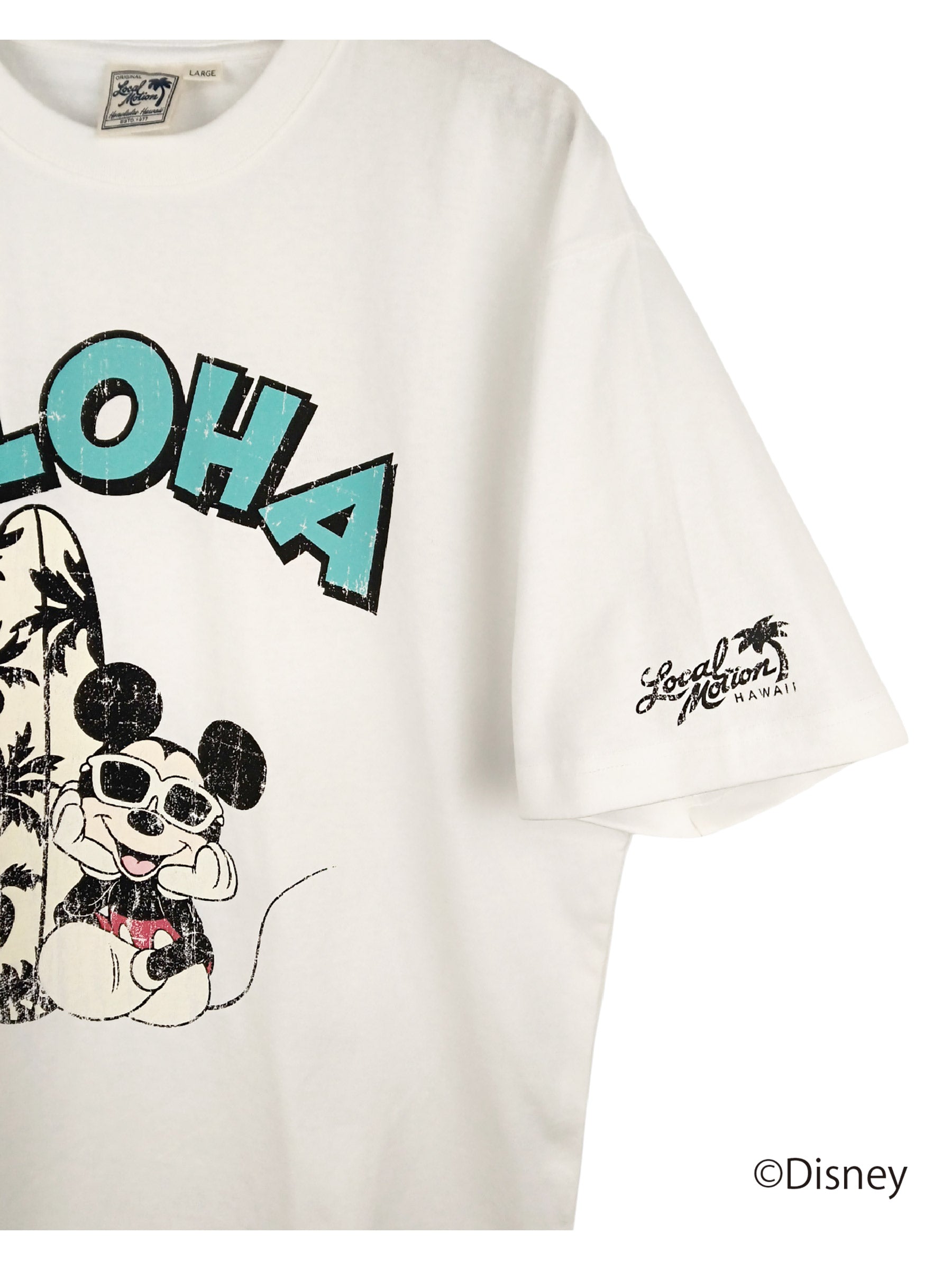 ミッキー アロハアーチプリントTシャツ – ローカルモーション公式
