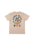 ホヌ柄切リ貼リワッペンTシャツ