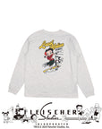 ベティーサガラ刺繍長袖Tシャツ