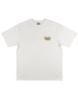 オーバルパームプリントTシャツ - WHT