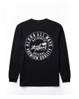 サークルロゴ長袖Tシャツ -  BLK