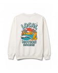 ハンドタッチアーチプリントスウェット - WHT