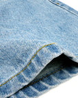 FLARE DENIM SHORTS
