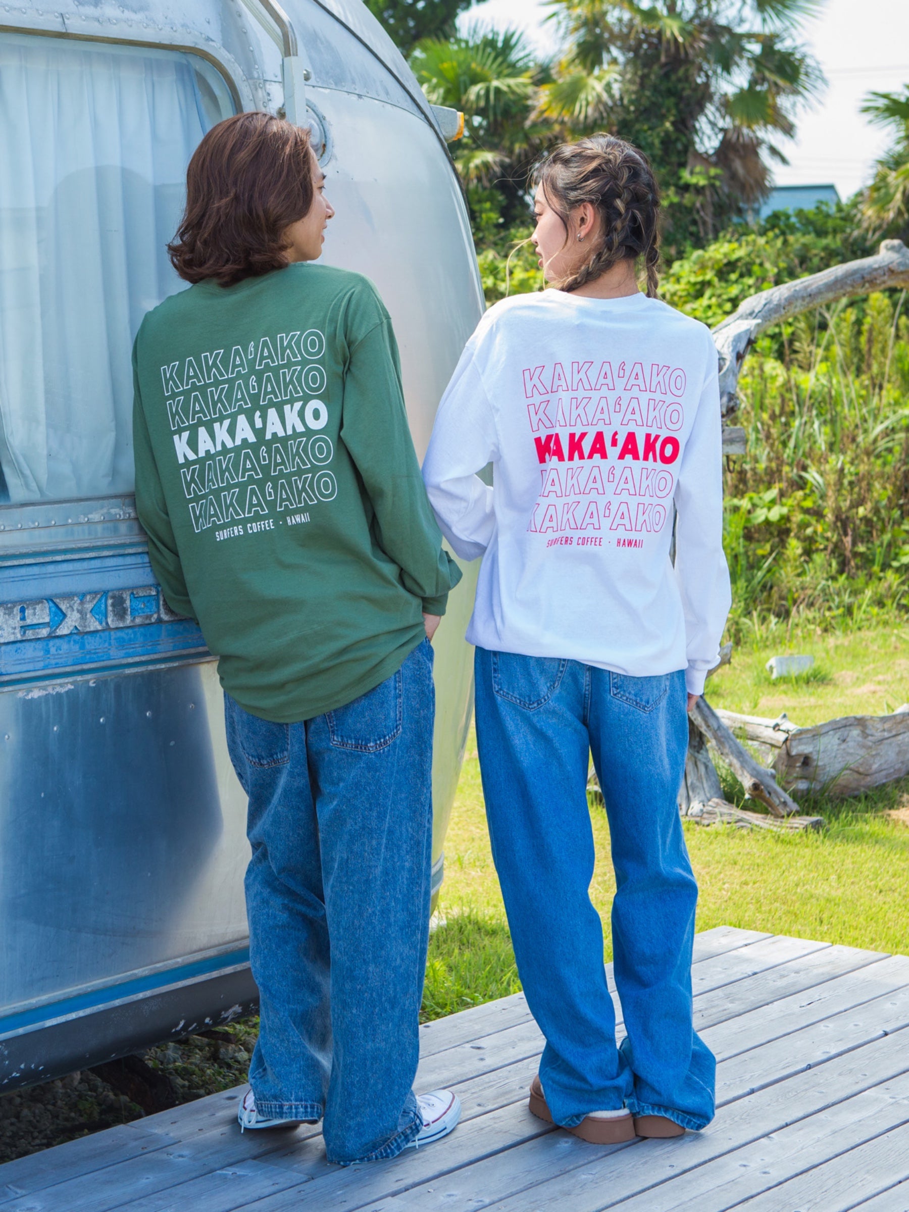 K*様 GOA 長袖Tシャツ 羽根 フェザー 翼 カットソー y2k LGB サーファーズコーヒーコラボ 長袖Tシャツ - MGRN – ローカルモーション
