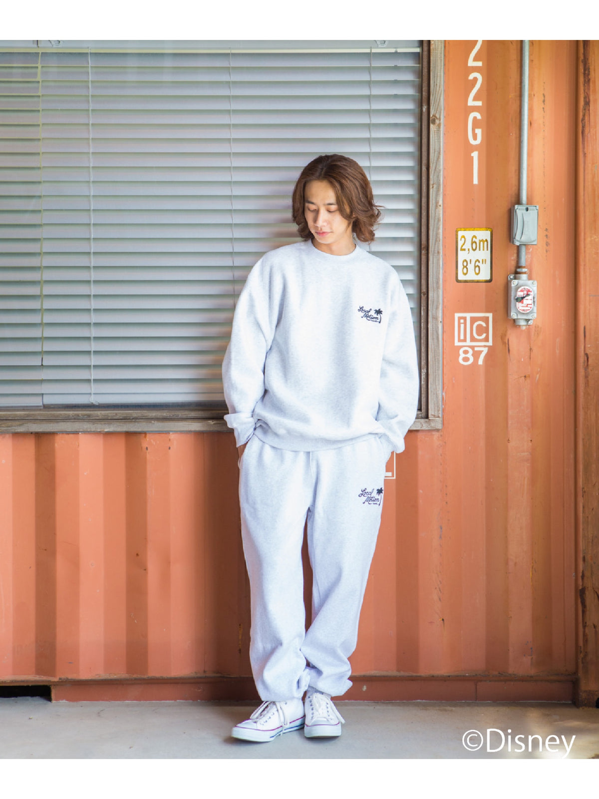 スティッチ刺繍スウェット - SIL