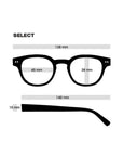 SELECT Black Soft x Blue Mirror Polarize